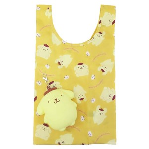 【エコバッグ】ポムポムプリン ポーチ付きエコバッグ ソリッドプリン