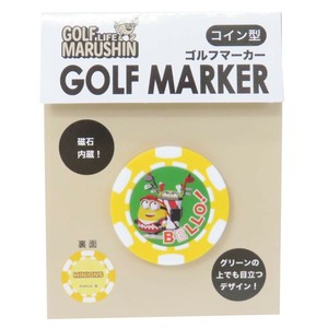【アウトドアグッズ】ミニオン ゴルフマーカー コイン型 プレイゴルフ