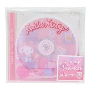 【メモ帳】ハローキティ CDケース風メモ