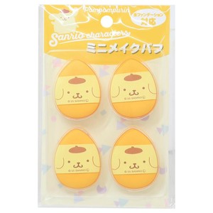【コスメ雑貨】ポムポムプリン ミニメイクパフ4P