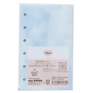 【文房具】M6リフィル30枚入り くも sora