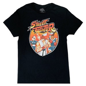 Tシャツ STREET FIGHTER STI-TS-4STF91350T ブラック