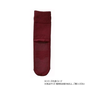 神戸生絲　コベス　婦人ゴム無しすべり止め(毛混)22-24cm  3333  ローズ