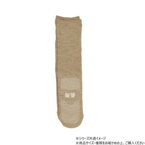 神戸生絲　コベス　紳士すべり止めソックス長寿(毛混)24-26cm  TJ550  サンド
