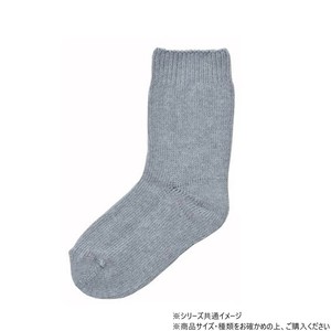 神戸生絲　コベス　婦人超ゆったり特大サイズ/大きな靴下(綿混)22-27cm  3694  グレー