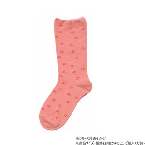 神戸生絲　コベス　婦人柄しめつけません綿混ソックス22-25cm  3952  ローズ