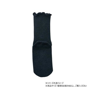 神戸生絲　コベス　極上しめつけません特大サイズ(綿混)22-32cm  4695  チャコール