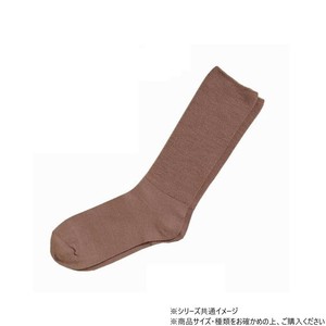 神戸生絲　コベス　紳士ふくらはぎ楽らくソックス(毛混)24-27cm  5900  モカ