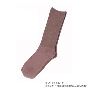 神戸生絲　コベス　紳士ふくらはぎ楽らくソックス(綿混)24-27cm  5950  ダークブラウン