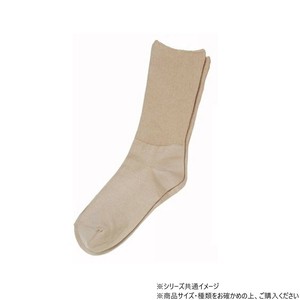 神戸生絲　婦人ふくらはぎ楽らく(綿混)滑り止めソックス22-25cm  3957  ライトベージュ
