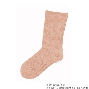 神戸生絲　コベス　婦人ゴム無し/超ゆったり靴下(毛混)22-24cm  3674  ピンク