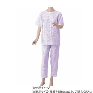 神戸生絲 婦人楽らくガーゼパジャマ上下(半袖) S No.900  パープル