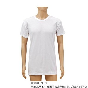 神戸生絲 紳士丸首半袖 M PC162 　ホワイト