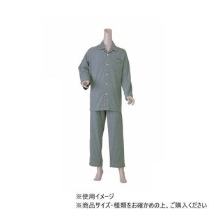 神戸生絲　紳士楽らくパジャマ上下セット(通年用)LL  No.47  グレー