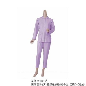 神戸生絲　婦人楽らくパジャマ上下セット(通年用)S  No.92  パープル