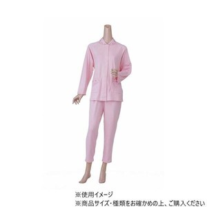 神戸生絲　婦人楽らくパジャマ上下セット(通年用)S  No.92  ローズ