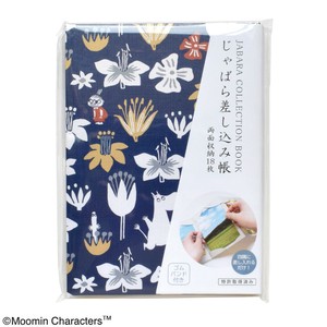 ☆【トラベル】【和雑貨】【ムーミン】じゃばら差し込み帳　紺　ST-TMM0003