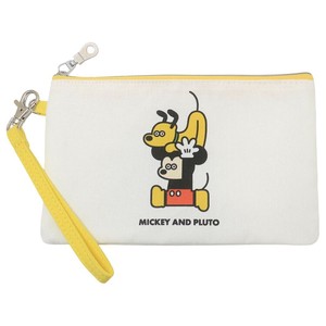 【コスメポーチ】DISNEY×松本セイジ フラットポーチ ミッキー