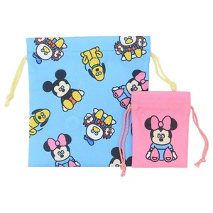 【巾着袋】DISNEY×松本セイジ 巾着＆豆巾着セット ミニー