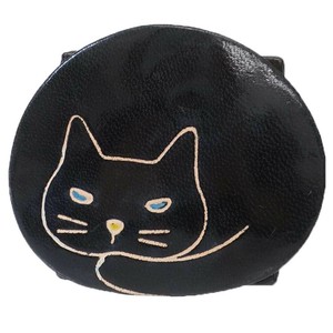 【コインパース】ヤンピーコインケース まるまるネコ クロネコ ねこ