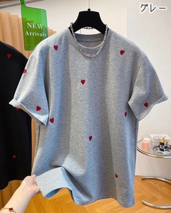 【現品50％オフ】EH1739s-g-2XL コットンハート半袖Tシャツ カジュアル 夏 かわいい