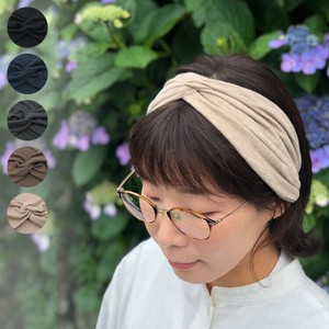 Organiccotton Cross Turban　オーガニックコットンのクロスターバン　ヘアバンド