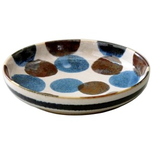 Brush Blue 点打 パスタボウル MN-886