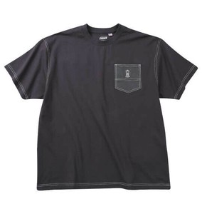 COLEMAN ビッグサイズ USAコットンポケット付半袖Tシャツ チャコール