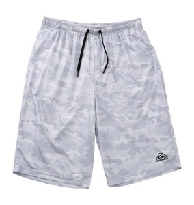 OUTDOOR PRODUCTS ビッグサイズ DRYメッシュカモフラ柄ハーフパンツ グレー