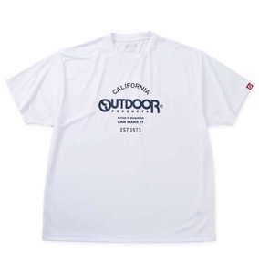 OUTDOOR PRODUCTS ビッグサイズ DRYメッシュ半袖Tシャツ ホワイト