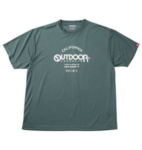 OUTDOOR PRODUCTS ビッグサイズ DRYメッシュ半袖Tシャツ ブルーグレー