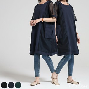 Casual Dress Sheer Sleeve Tunic