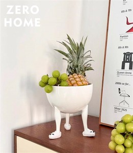 陶磁器ボウル オート麦ボウル 三脚ボウル 果物ボウル ビスケットボウル ギャザリング 芸術振り子