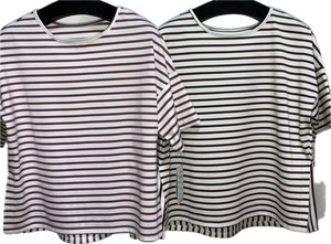 T-shirt Drop-shoulder 100% Cotton 2-colors Made in Japan