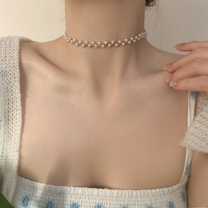 韓国　ネックレス ネックレス レディース　ネックレス シルバー925　メッキ ネックレス シルバー