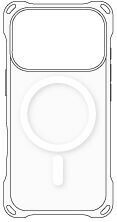 4ホールケース MagSafe対応  iPhone2025 6.6inch(1眼)対応 クリア i39CiJS03