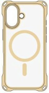 4ホールケース MagSafe対応  iPhone2025 6.3inch(2眼)対応 メタリックゴールド i39FiJS06