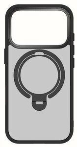 マグスタプラスケース iPhone2025 6.3inch(3眼)対応 ブラック i39RiJS02