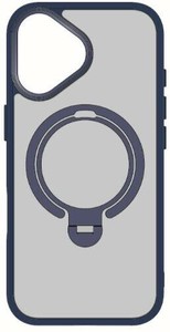 マグスタプラスケース iPhone2025 6.3inch(2眼)対応 ネイビー i39FiJS03