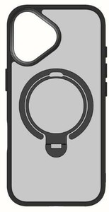 マグスタプラスケース iPhone2025 6.3inch(2眼)対応 ブラック i39FiJS02