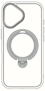 マグスタプラスケース iPhone2025 6.3inch(2眼)対応 クリア i39FiJS01