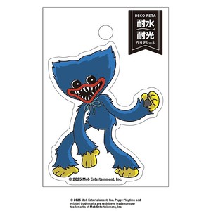 ■2025SS　先行予約■　Poppy Playtime　デコペタ耐光・耐水ステッカー　ハギーワギー