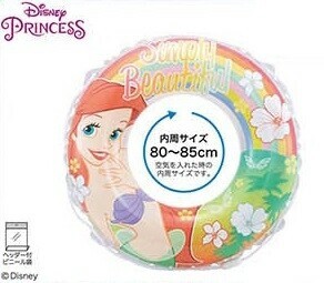アリエル 浮き輪 55cm　浮き輪　浮輪 子供 ビーチ 海 プール キャラクター disney　ディズニー