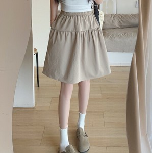 スカート ハイウエスト 無地 ゆったり 快適 レディース ファッション   MBQ1175