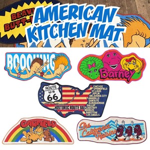 【新柄登場☆】【ふかふか肌触りGOOD】AMERICAN KITCHEN MAT  滑り止め付 ◾️アメリカンキッチンマット