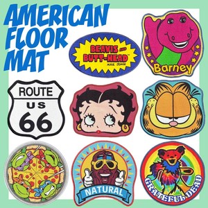 【新柄登場☆】【ふかふか肌触りGOOD！】AMERICAN FLOOR MAT 滑り止め付き ◾️アメリカンフロアマット