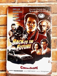 ティン 看板 A4 ブリキ ガレージ 映画 洋画 インテリア ディスプレイ アメリカン雑貨
