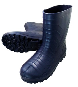 喜多 紳士EVAショート長靴 L(25.5〜26.0cm) ネイビー KR7010