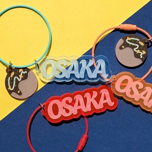 【アクリルキーホルダー】 OSAKA たこやき 透明カラー 全3色 日本製