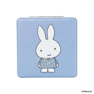 【手鏡】ミッフィー コンパクトミラー MIFFY BLUE FLOWER ブルー
